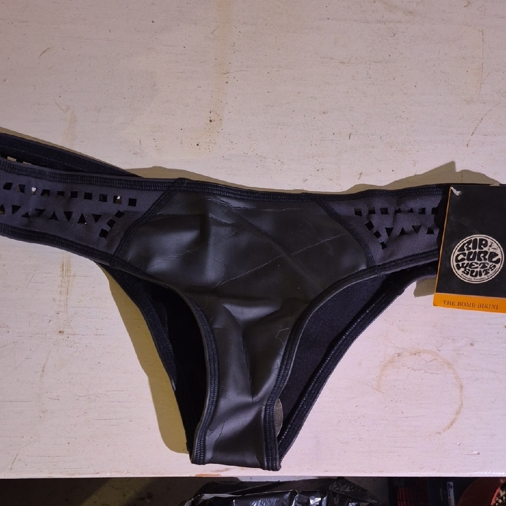 Black Surf Core Bikini Bottom